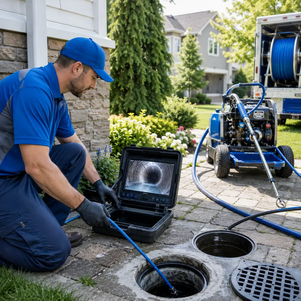 Outdoor drain cleaning professionals serving Sailor Springs, IL